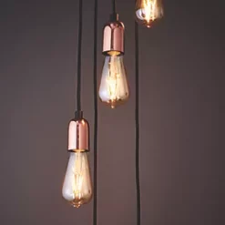 Quay Design Hansen LED 5-Light Pendant Copper 10W 210lm 12 Quay Design Hansen LED 5-Light Pendant Copper 10W 210lm -Indoor Lighting Sales Store 347VH A4