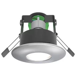 4lite WiZ Connected Fixed Fire Rated LED Smart Downlight Polished Chrome 4.9W 345lm