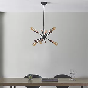 Quay Design Hansen LED Adjustable Multi-Arm Pendant Copper 12W 210lm 8 Quay Design Hansen LED Adjustable Multi-Arm Pendant Copper 12W 210lm - Image 6