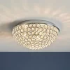 Quay Design Chrystal Bathroom Flush Light Chrome 1 Quay Design Chrystal Bathroom Flush Light Chrome -Indoor Lighting Sales Store 362VG P