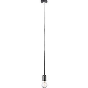 Knightsbridge 8270LMB Contemporary Long Pendant Matt Black 4 Knightsbridge 8270LMB Contemporary Long Pendant Matt Black - Image 2