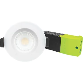Luceco FType Compact Regressed Fixed Fire Rated LED Downlight White 4W 400lm 7 Luceco FType Compact Regressed Fixed Fire Rated LED Downlight White 4W 400lm - Image 5