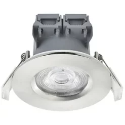 LAP Fixed LED Downlight Brushed Nickel 5W 370lm