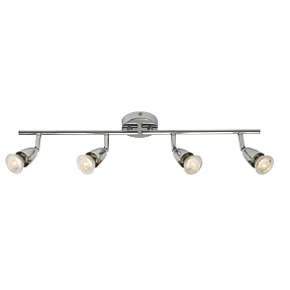 Saxby Amalfi Bar 4-Light Spotlight Chrome 4 Saxby Amalfi Bar 4-Light Spotlight Chrome - Image 2