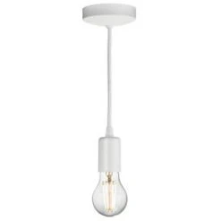 Knightsbridge 8270MW Contemporary Pendant Matt White 7 Knightsbridge 8270MW Contemporary Pendant Matt White -Indoor Lighting Sales Store 399TY A2