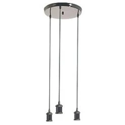 Indoor Lighting Sales Store 33 4lite Decorative Pendant Circular Blackened Silver