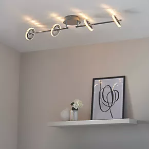 Quay Design Rico LED 4-Light Spotlight Chrome 20W 1160lm 7 Quay Design Rico LED 4-Light Spotlight Chrome 20W 1160lm - Image 5