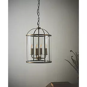 Quay Design Liberty 4-Light Pendant Antique Brass 4 Quay Design Liberty 4-Light Pendant Antique Brass - Image 2