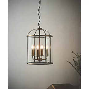 Quay Design Liberty 4-Light Pendant Antique Brass 5 Quay Design Liberty 4-Light Pendant Antique Brass - Image 3
