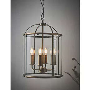 Quay Design Liberty 4-Light Pendant Antique Brass 3 Quay Design Liberty 4-Light Pendant Antique Brass