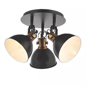Quay Design Orion Round 3-Light Spotlight Matt Black 4 Quay Design Orion Round 3-Light Spotlight Matt Black - Image 2