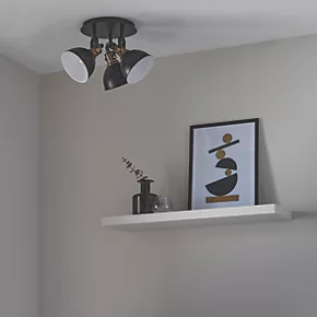 Quay Design Orion Round 3-Light Spotlight Matt Black 8 Quay Design Orion Round 3-Light Spotlight Matt Black - Image 6