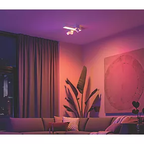 Philips Hue Centris RGB & White LED 3-Spot Ceiling Light White 25W 2170-2810lm 4 Philips Hue Centris RGB & White LED 3-Spot Ceiling Light White 25W 2170-2810lm - Image 2