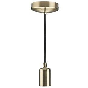 Knightsbridge 8270AB Contemporary Pendant Antique Brass 4 Knightsbridge 8270AB Contemporary Pendant Antique Brass - Image 2