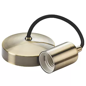 Knightsbridge 8270AB Contemporary Pendant Antique Brass 3 Knightsbridge 8270AB Contemporary Pendant Antique Brass