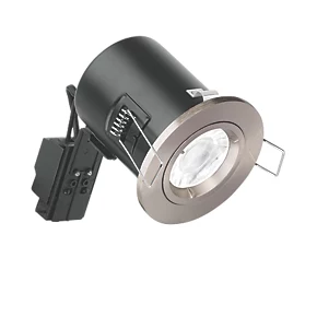 Enlite EFD Fixed Fire Rated LED Downlight Satin Nickel 5W 500lm 3 Enlite EFD Fixed Fire Rated LED Downlight Satin Nickel 5W 500lm