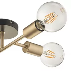 Quay Design Toby Semi-Flush Light Matt Dark Soft Gold 10 Quay Design Toby Semi-Flush Light Matt Dark Soft Gold -Indoor Lighting Sales Store 449VG A2