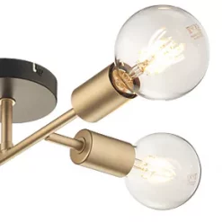 Quay Design Toby Semi-Flush Light Matt Dark Soft Gold 11 Quay Design Toby Semi-Flush Light Matt Dark Soft Gold -Indoor Lighting Sales Store 449VG A3