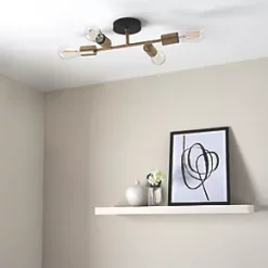 Quay Design Toby Semi-Flush Light Matt Dark Soft Gold 12 Quay Design Toby Semi-Flush Light Matt Dark Soft Gold -Indoor Lighting Sales Store 449VG A4