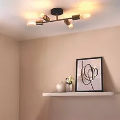 Quay Design Toby Semi-Flush Light Matt Dark Soft Gold 13 Quay Design Toby Semi-Flush Light Matt Dark Soft Gold -Indoor Lighting Sales Store 449VG A5