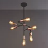 Quay Design Hansen LED 6-Light Fixed Multi-Arm Pendant Copper 12W 210lm 1 Quay Design Hansen LED 6-Light Fixed Multi-Arm Pendant Copper 12W 210lm -Indoor Lighting Sales Store 466VH P