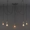 Quay Design Denver 5-Light Pendant Brushed Bronze 2 Quay Design Denver 5-Light Pendant Brushed Bronze -Indoor Lighting Sales Store 467VG P