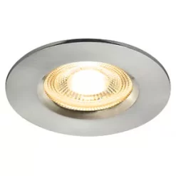 LAP Fixed LED Downlight Brushed Nickel 4.5W 420lm 9 LAP Fixed LED Downlight Brushed Nickel 4.5W 420lm -Indoor Lighting Sales Store 471PP A3