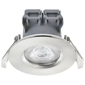 LAP Fixed LED Downlight Brushed Nickel 4.5W 420lm 3 LAP Fixed LED Downlight Brushed Nickel 4.5W 420lm