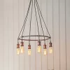 Quay Design Stafford LED Pendant Light Aged Pewter 12W 210lm 1 Quay Design Stafford LED Pendant Light Aged Pewter 12W 210lm -Indoor Lighting Sales Store 471VH P