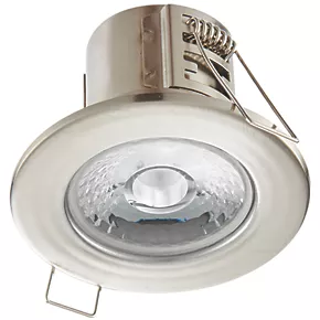 LAP CosmosEco Fixed Fire Rated LED Downlight Satin Nickel 5.5W 500lm 4 LAP CosmosEco Fixed Fire Rated LED Downlight Satin Nickel 5.5W 500lm - Image 2
