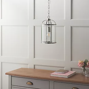 Quay Design Liberty 1-Light Pendant Satin Nickel 5 Quay Design Liberty 1-Light Pendant Satin Nickel - Image 3