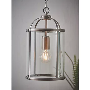 Quay Design Liberty 1-Light Pendant Satin Nickel 3 Quay Design Liberty 1-Light Pendant Satin Nickel