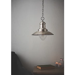 Quay Design Brim Ceiling Pendant Satin Nickel 6 Quay Design Brim Ceiling Pendant Satin Nickel - Image 4