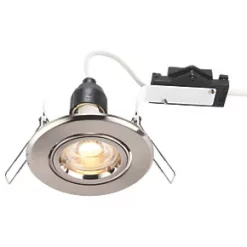 LAP Cast Tilt Downlight Satin Nickel 11 LAP Cast Tilt Downlight Satin Nickel -Indoor Lighting Sales Store 507KJ A3
