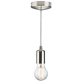 Knightsbridge 8270BC Contemporary Pendant Brushed Chrome 5 Knightsbridge 8270BC Contemporary Pendant Brushed Chrome - Image 3
