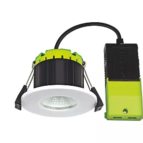 Luceco FTYPE COMPACT Fixed Cylinder Fire Rated LED Downlight White 6W 600lm 7 Luceco FTYPE COMPACT Fixed Cylinder Fire Rated LED Downlight White 6W 600lm - Image 5