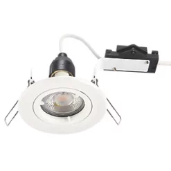 LAP Cast Fixed Downlight Matt White