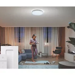 Philips Hue Ambiance Enrave LED Ceiling Light White 33.5W 3300-4300lm 7 Philips Hue Ambiance Enrave LED Ceiling Light White 33.5W 3300-4300lm -Indoor Lighting Sales Store 524PY A2