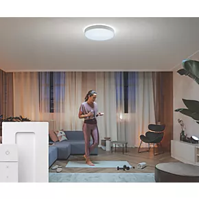 Philips Hue Ambiance Enrave LED Ceiling Light White 33.5W 3300-4300lm 5 Philips Hue Ambiance Enrave LED Ceiling Light White 33.5W 3300-4300lm - Image 3
