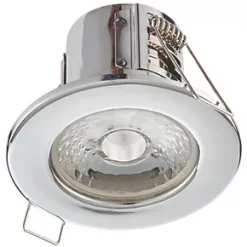 LAP CosmosEco Fixed Fire Rated LED Downlight Chrome 5.5W 500lm 7 LAP CosmosEco Fixed Fire Rated LED Downlight Chrome 5.5W 500lm -Indoor Lighting Sales Store 543GX A1