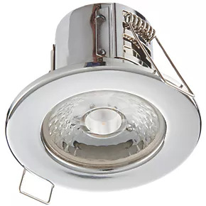 LAP CosmosEco Fixed Fire Rated LED Downlight Chrome 5.5W 500lm 4 LAP CosmosEco Fixed Fire Rated LED Downlight Chrome 5.5W 500lm - Image 2
