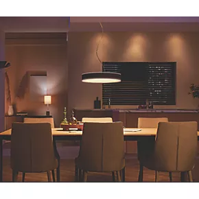 Philips Hue Ambiance Enrave LED Pendant Light Black 33.5W 3300-4300lm 4 Philips Hue Ambiance Enrave LED Pendant Light Black 33.5W 3300-4300lm - Image 2