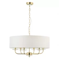 Quay Design Polaris 6-Light Pendant Brass Effect 9 Quay Design Polaris 6-Light Pendant Brass Effect -Indoor Lighting Sales Store 569VG A1