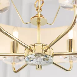 Quay Design Polaris 6-Light Pendant Brass Effect 10 Quay Design Polaris 6-Light Pendant Brass Effect -Indoor Lighting Sales Store 569VG A2