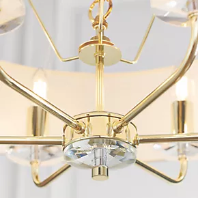 Quay Design Polaris 6-Light Pendant Brass Effect 5 Quay Design Polaris 6-Light Pendant Brass Effect - Image 3