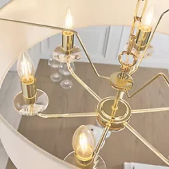 Quay Design Polaris 6-Light Pendant Brass Effect 12 Quay Design Polaris 6-Light Pendant Brass Effect -Indoor Lighting Sales Store 569VG A4