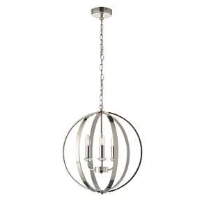 Quay Design Spirit Ceiling Pendant Bright Nickel 4 Quay Design Spirit Ceiling Pendant Bright Nickel - Image 2