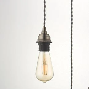 Quay Design Cable Set 3-Light Cable Set Pendant Satin Pewter 5 Quay Design Cable Set 3-Light Cable Set Pendant Satin Pewter - Image 3