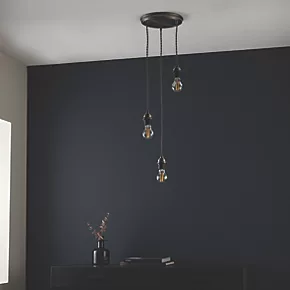 Quay Design Cable Set 3-Light Cable Set Pendant Satin Pewter 7 Quay Design Cable Set 3-Light Cable Set Pendant Satin Pewter - Image 5
