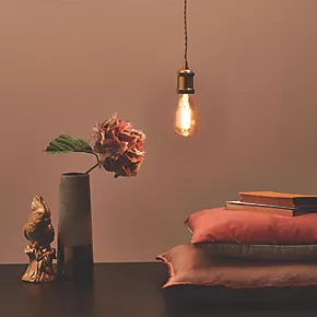 4lite LED Vintage Pendant Antique Brass 7.5W 645lm 4 4lite LED Vintage Pendant Antique Brass 7.5W 645lm - Image 2